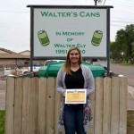 Shelby Davis, Recipient of Walter Ely Memorial Scholarship