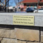 Around the Town…Yoder Plaque and Quiznos Windows