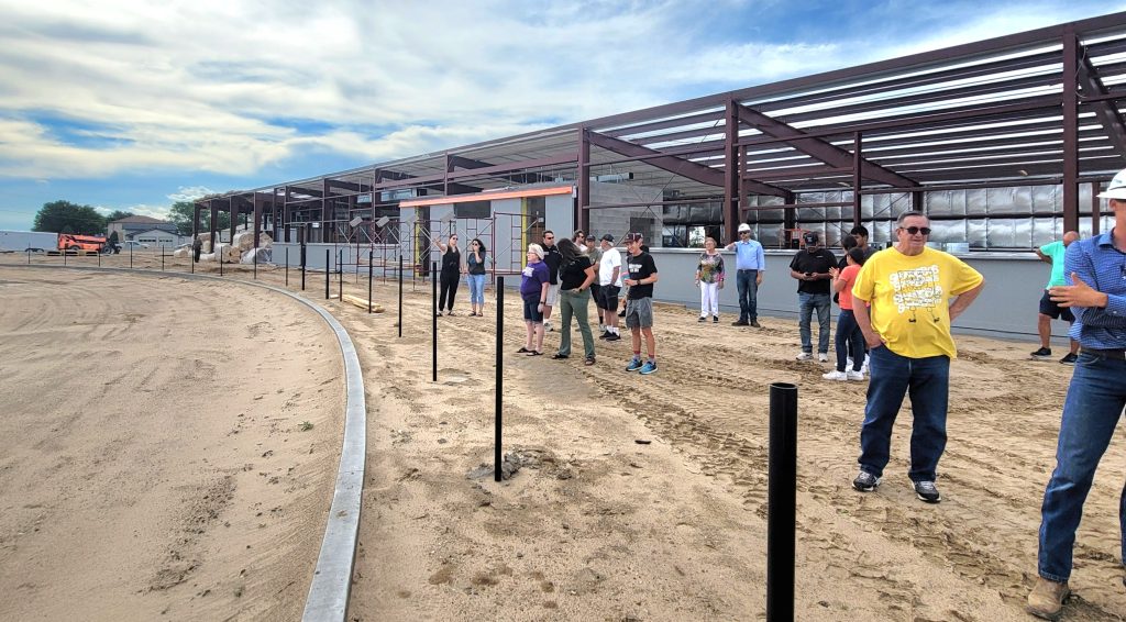 Public and school board members tour site of new Thunder Stadium to view progress : The Prowers Journal - Vimarsana News