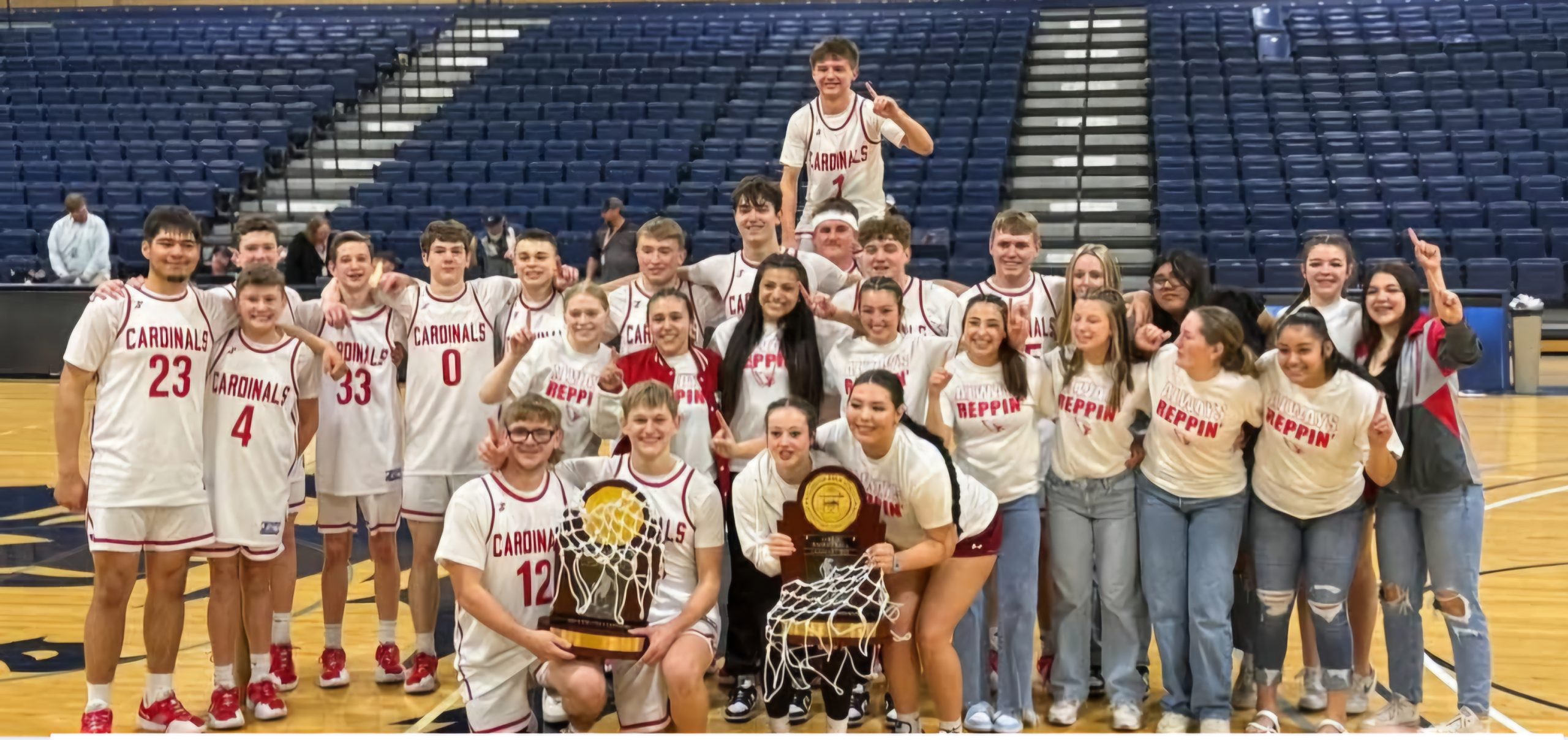 McClave Cardinals sweep the 1A basketball tournament, with first place wins  for both teams : The Prowers Journal