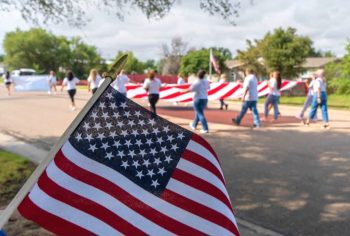 Grand American Flag now proudly waving in front of Prowers County Courthouse following dedication ceremony