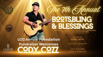 7th Annual Boots, Bling and Blessings to be held April 18, 2026 at LCC Equine Complex